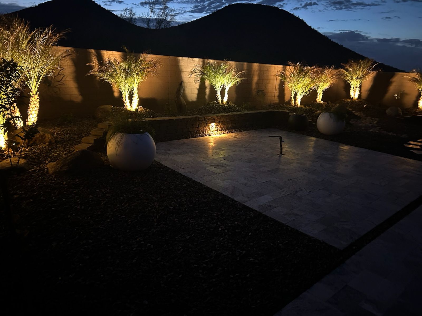 Landscape Lighting Installation